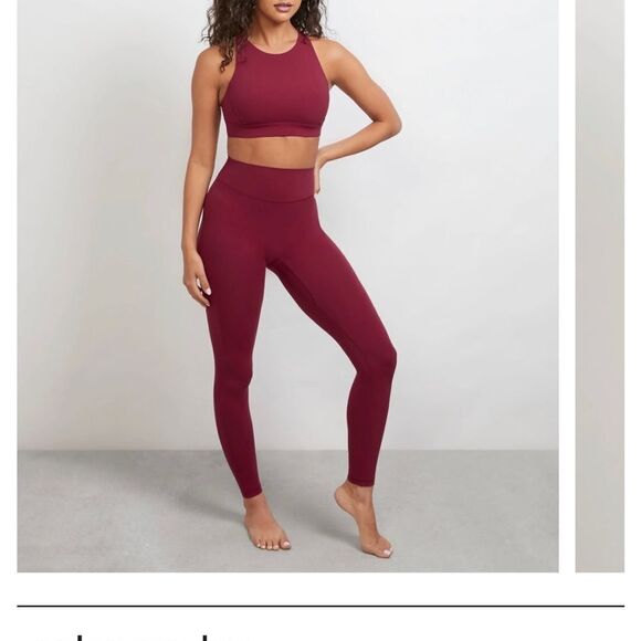 Stori. Endurance Bra & Pro con Tights Leggings Set in Umber sz 4 NWT - Picture 7 of 8